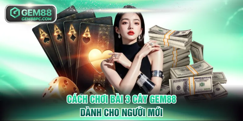 Cách chơi bài 3 cây GEM88 dành cho người mới