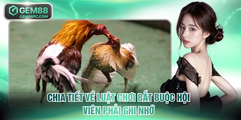 Chia tiết về luật chơi bắt buộc hội viên phải ghi nhớ