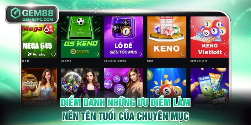 Điểm danh những ưu điểm làm nên tên tuổi của chuyên mục