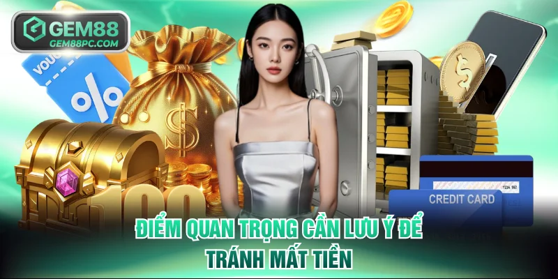 Điểm quan trọng cần lưu ý để tránh mất tiền