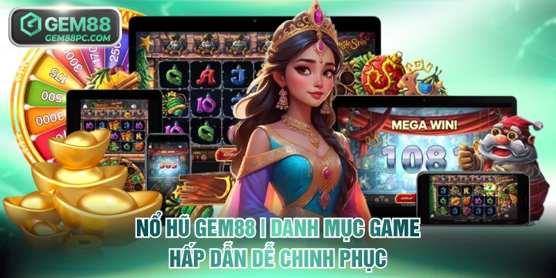 Nổ Hũ GEM88 | Danh Mục Game Hấp Dẫn Dễ Chinh Phục Nhất