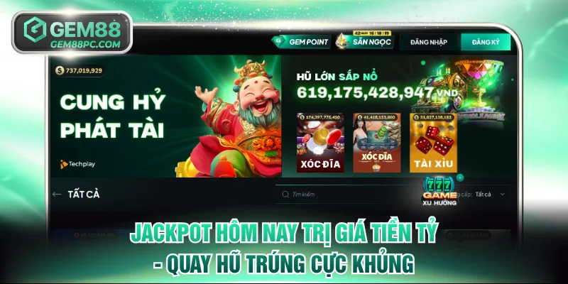 Jackpot Hôm Nay
